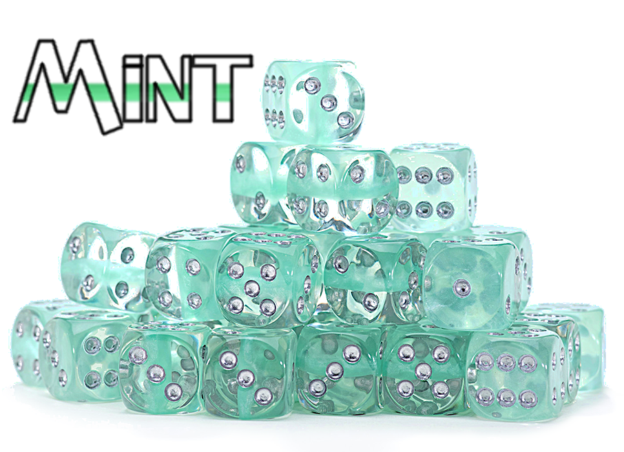 Neutron Dice - Mint Green